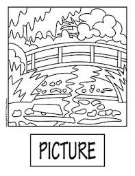 The Water Lily Pond By Monet Collaborative Activity Coloring Pages Water Lily Pond Lily Pond Monet