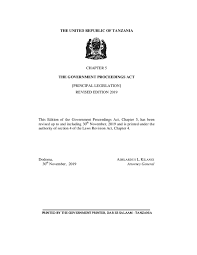 Whenever congress enacts a law affecting telecommunications, the fcc starts a proceeding to create the rules. Pdf Chapter 5 The Government Proceedings Act Mr Karim G Mussa And Obedi Mathayo Ngilisho Academia Edu