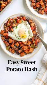 Easy Sweet Potato Hash In 2021 Healthy Breakfast Recipes Easy Good Healthy Recipes Healthy Breakfast Recipes