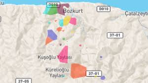 Yıllara göre köy nüfus verileri 2007 2000 91 1997 88 dış bağlantılar. Kastamonu Bozkurt Un Mahalleleri Atlasbig Com