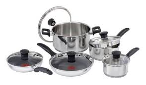 Calphalon cookware has a traditional. T Fal Stainless Steel Cookset 10 Pc Canadian Tire