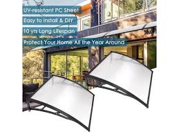 Featured snippet from the web. Diy Outdoor Door Window Awning Patio Cover Sun Rain Snow Canopy Awning Shelter Awnings Canopies Yard Color