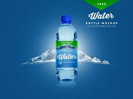 Download Useful Pet Water Bottle Psd Mockup Water Bottle Label Design Bottle Mockup Water Bottle