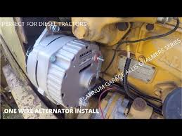 Alternators do a much better job at charging a battery at the low speed tractor engines are usually operated at. Alternator Wiring Idiot Light Diesel Tractor Litetube