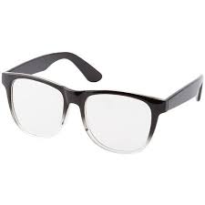 Black And Clear Ombre Glasses Pin On Polyvore Finds