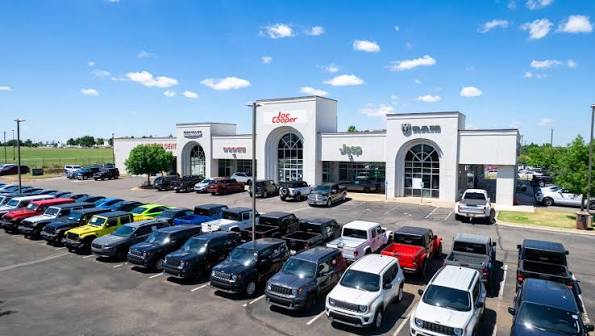 Modern showroom floor at Joe Cooper Chrysler Dodge Jeep RAM