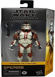 Amazon.com: STAR WARS Hasbro - Disney The Clone Wars The Black Series - Clone  Trooper (187th Battalion) (F5599) : Toys & Games