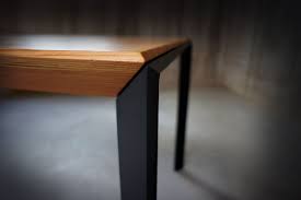 Modern Table Made In Usa From Reclaimed Detroit Wood Furnituremadeinusa Buromobel Design Holztisch Design Wohnzimmermobel Modern