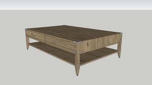 Shop our collection of campaign style home decor today. Rh Cayden Campaign Coffee Table 3d Warehouse