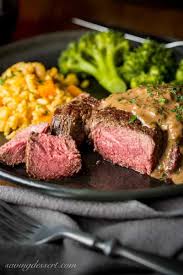 Tender And Juicy Beef Tenderloin Steaks With Herb Pan Sauce Recipe Tenderloin Steak Beef Tenderloin How To Cook Beef