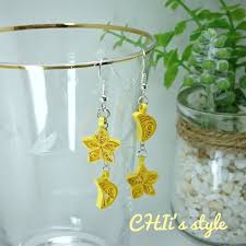 chii s style ペーパークイリング 編み物雑貨さんはinstagramを利用しています 新作 星 月のアクセサリーです 防水加工 硬化もばっちりなので 雨が降っても大丈夫 ペーパークイリング クイリング chiisstyle ク ペーパークイリング クイリング