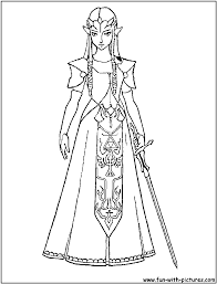 Zelda Coloring Page Princess Coloring Pages Coloring Pages Free Coloring Pages