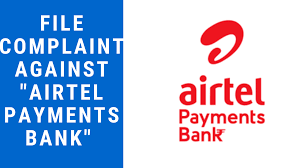 Your general credit card account details: Complaint Against Airtel Payments Bank With Reserve Bank Of India Ombudsman Complaints Payment Bank