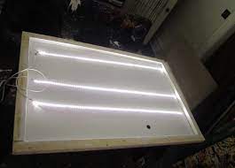 best backlight small crafty project custom led backlit 40 x60 frame for a canvas project showcase pag diy poster frame diy canvas photo diy photo frames