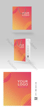 Texture red to yellow gradient. Red Yellow Gradient Texture Tote Bag Packaging Design Psd Free Download Pikbest
