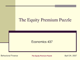 Theoretically, the premium should actually be much lower than the historical average of between 5% and 8%. Ppt The Equity Premium Puzzle Powerpoint Presentation Free Download Id 6790718