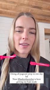 Hair day!! Going a little blonder✨ More pagent prep💖