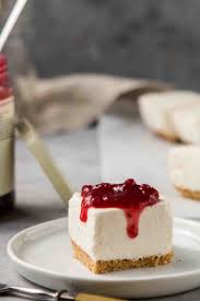 Once whipped and fluffy, add the powdered sugar and beat until smooth. The Best No Bake Cheesecake Bars With Vanilla Beans Lifestyle Of A Foodie