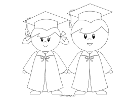 Kindergarten Graduation Coloring Page For Preschool Kindergarten Graduation Preschool Graduation Kindergarten Colors
