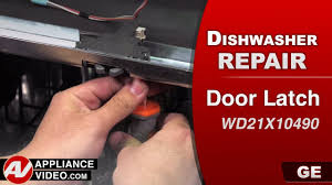 It's old and the hinges are failing and latch is broken. Ge Dishwasher Door Latch Problems Diagnostic Repair Youtube