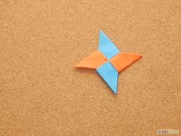 How To Make A Ninja Star Out Of Notebook Paper Pin On Boys