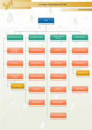 company organizational chart lots of company organization