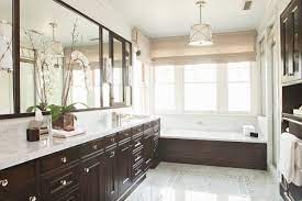 Want to have a look in our grooming cabinets? Dark Cabinets Light Floors Bathroom Ideas Houzz