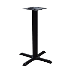 Cast Iron Table Leg Holder Black Dining Table Stand Custom Restaurant Coffee Shop Table Support Frame Cross Bas Cast Iron Table Legs Iron Table Iron Table Legs