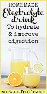 Energizing And Hydrating Electrolyte Drink With Ginger Workoutfrolic Recipe Homemade Electrolyte Drink Electrolyte Drink Lemon Water Health Benefits