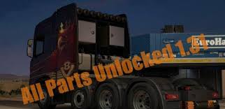 This mod unlocks every part and accesory for trucks and trailers. Ets2 All Parts Unlocked 1 31 X Truck Simulator Mods Ets2 Ats Mods