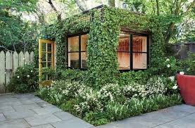 Charming Garden House Design And Beautiful Backyard Landscaping Ideas Modern Landscaping Backyard Studio Covered Garden