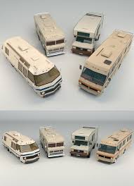 Low Poly Motorhome Pack 01 In 2020 Motorhome Low Poly Recreational Vehicles