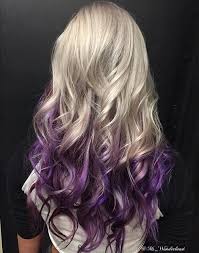 Only a darker level color can cover another color. 25 Amazing Purple Ombre And Lavender Ombre Hairstyles Hairstyles Weekly