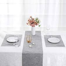 Maybe you would like to learn more about one of these? Dolopl Table Runner Grey Table Runners Outdoor Table Runner 12 72 Non Slip Heat Resistant Easy To Clean Modern Farmhouse Kitchen Table Runner For Patios Family Dinner Office Kitchen Table Pricepulse