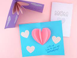 Mother's day is a special day in the life of a woman. Diy Pop Up Heart Mother S Day Card Fun365