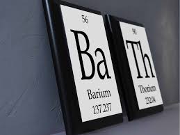 Bath Periodic Table Framed 2 Piece Wall Plaque Set Geeky Home Decor Science Decor Diy Decor Crafts Basement Decor