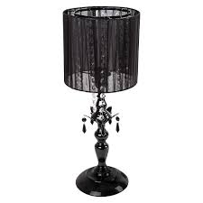 Camile metal usb port lamps set of 2 with table top dimmers. 8 X 20 1 Bulb Chandelier Table Lamp Black Tadpoles Target