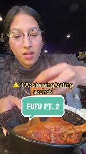 Trying Slimy Fufu