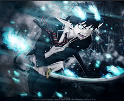 Welcome to the blue devil, rin is happy to take your order! Blue Flame Blue Exorcist Rin Okumura Novocom Top