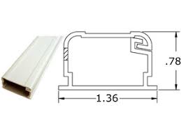 Canadian electrical code (ce code). 6 Ft X 1 1 4 In Wire Molding Cable Raceway Office White