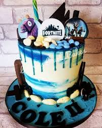 Birthday Cakes Fortnite Season 9 Fortnite Drip Cake New Birthday Cake 10 Birthday Cake Birthday Cake Kids