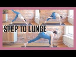 How To Transition From Downward Dog To Lunge Stepping Your Foot Through Yoga With Kassandra Blog Lunges Downdog Vinyasa Flow Yoga