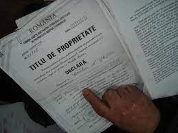 Datele privind titlul de proprietate se preiau de la emitentul acestuia. Avem Peste 2 500 De Proprietari Cu Acte In Regula In Judet