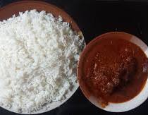 White rice + stew
