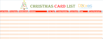 Christmas Card List Template Dotxes Christmas List Template List Template Santa Letter Template