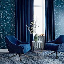 Worn Velvet Curtain Regal Blue Blue Curtains Living Blue Bedroom Decor Velvet Curtains Living Room