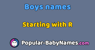 Visigothic name composed of the germanic elements ragin advice, counsel and mar famous, hence wise and famous. raginmund: Boy Names Starting With R All Babynames