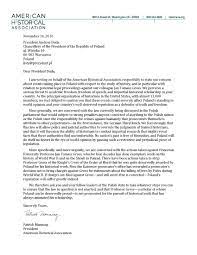 The president of usa) does the proper title of the addressee same as the title of this post? Letter Of Concern To Polish Government Regarding Treatment Of Historian Jan Gross Perspectives On History Aha