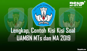 Aug 17, 2021 · soal uambn bahasa arab mts tahun 2014. Lengkap Contoh Kisi Kisi Soal Uambn Mts Dan Ma 2019 Bospedia
