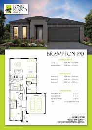 brampton 190 architectural floor plans family house plans single storey house plans